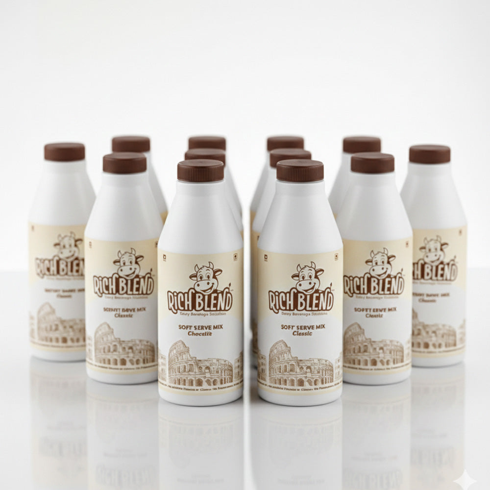 Rich Blend - Soft Serve - Chocolate (Pack of 12 Bottles)