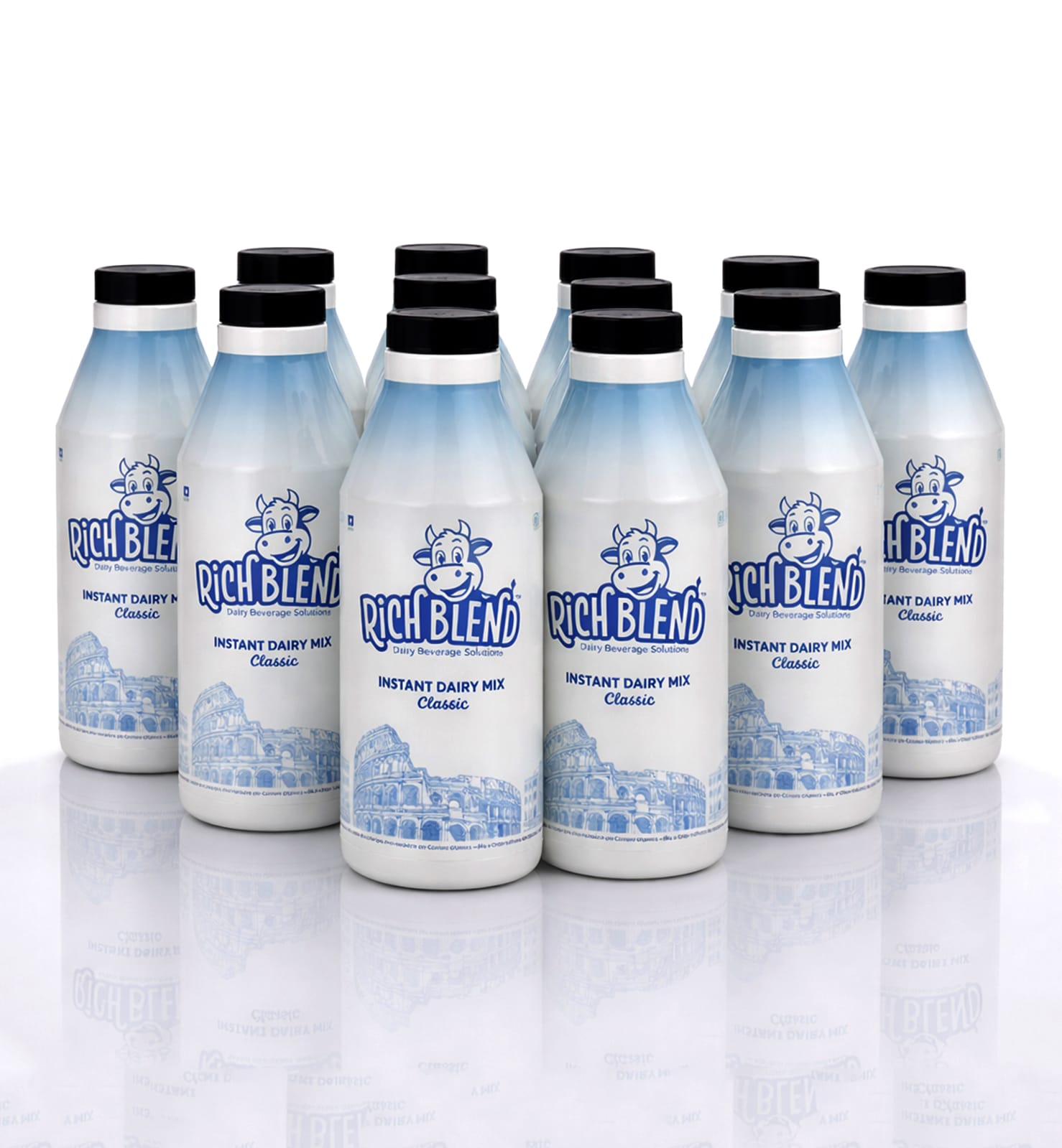 Rich Blend - Instant Dairy Mix - Classic (Pack of 12 Bottles)